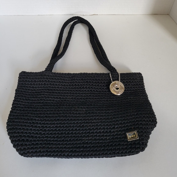 The Sak Crothet Handbags Beige And Black Purses Lot Of 2 Shoulder Bag - Picture 2 of 16
